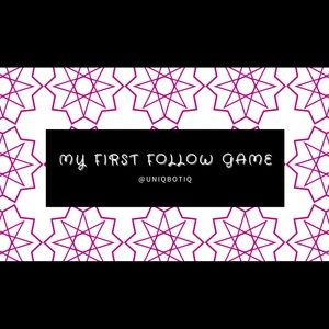 Help me play my first follow me game❣️❣️